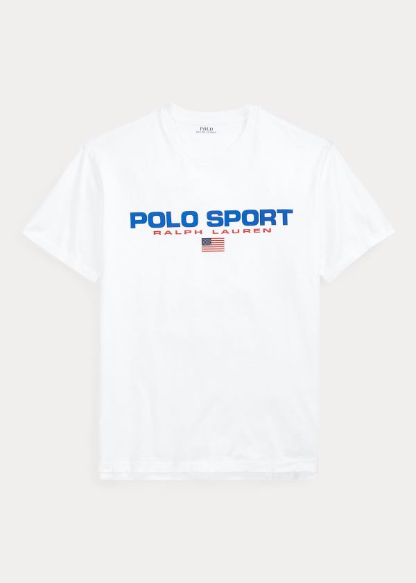 Men's Polo Ralph Lauren Classic Fit Polo Sport T Shirts | 857691WGZ